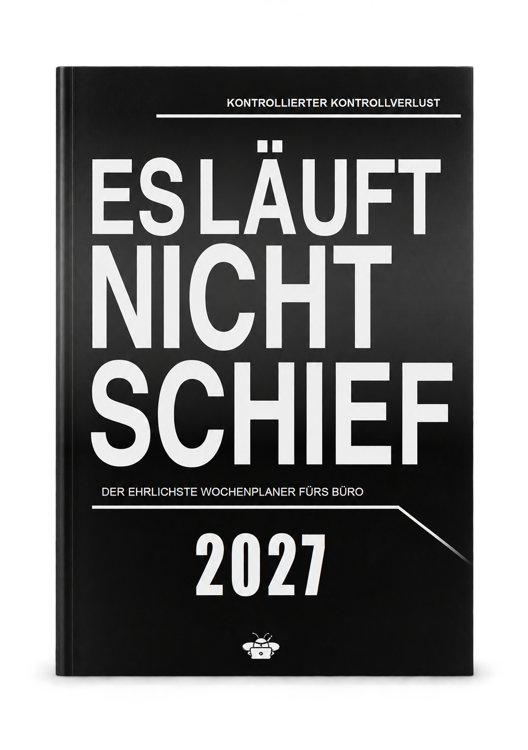Cover des Wochenplaners Es läuft nicht schief 2027