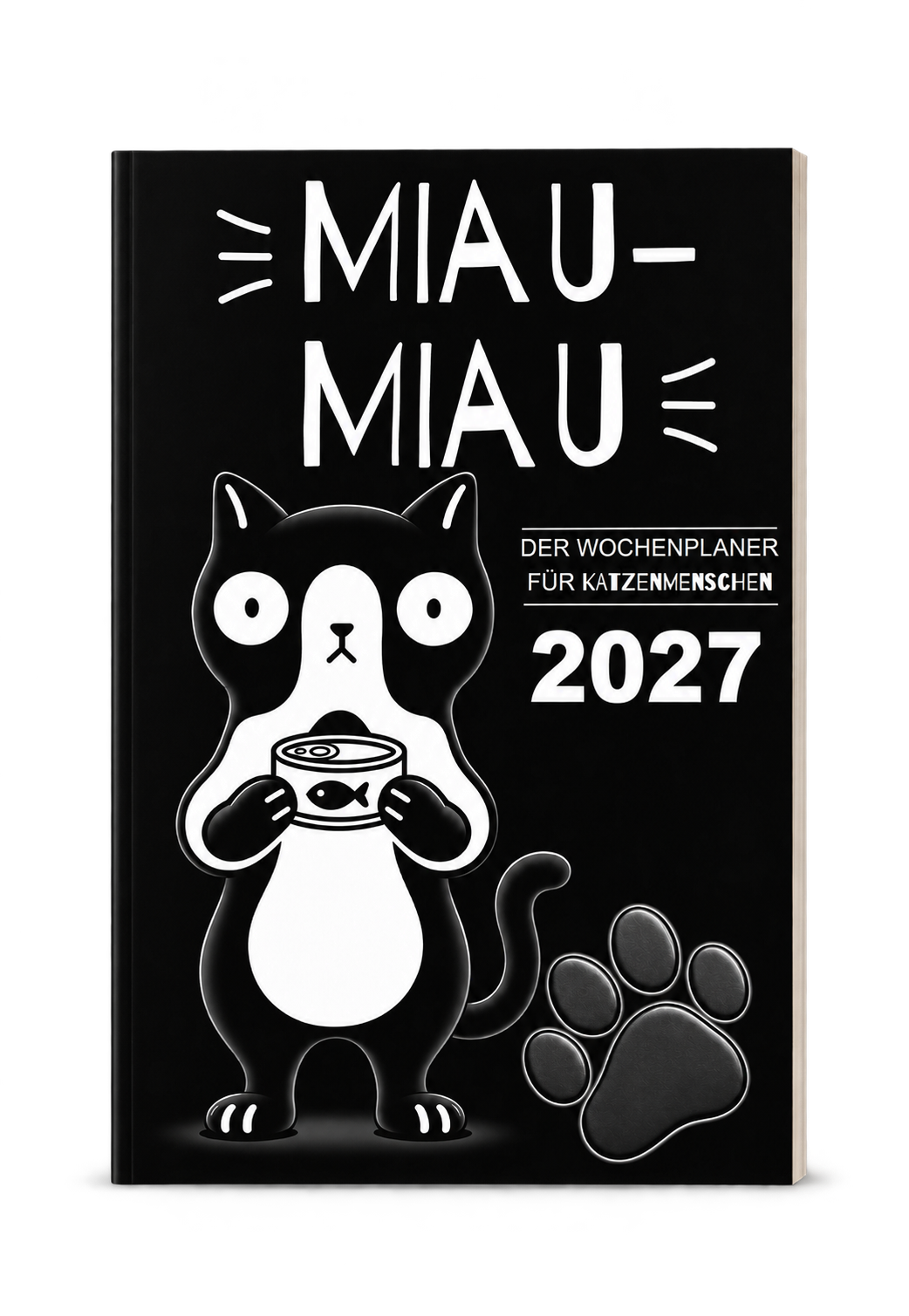Cover des Wochenplaners MIAU-MIAU 2027